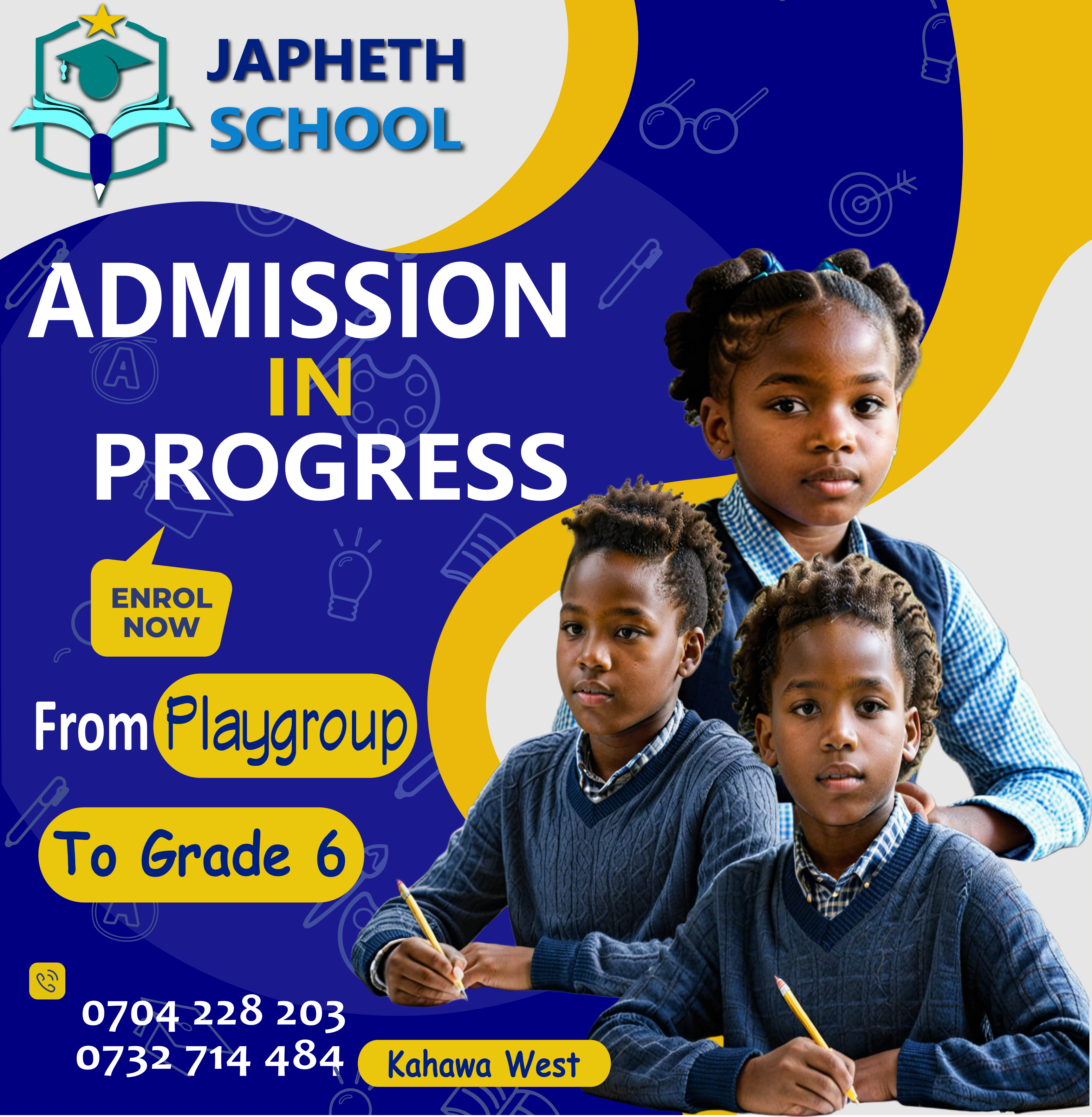 Japheth School — Branding & Admissions Posters thumbnail